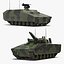 KF41 Lynx Tank Rigged 3D Models Collection