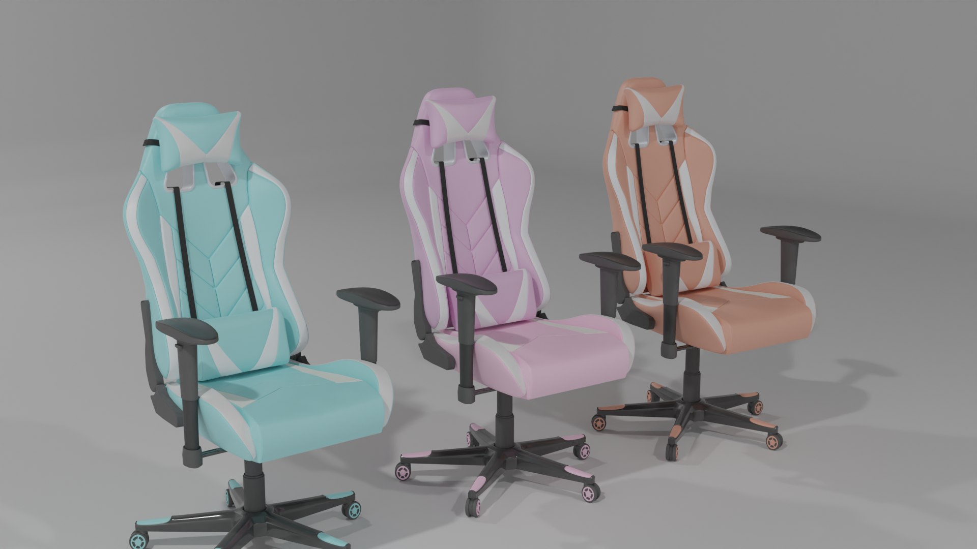 Gamer Chair Number 02 3D Model - TurboSquid 2068309
