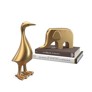 3D Metal Animal Decorative Objects PBR