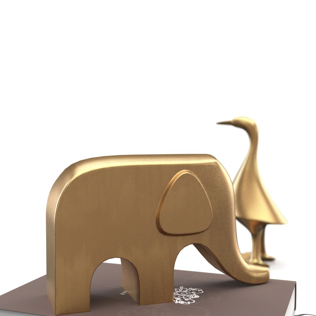 3D Metal Animal Decorative Objects PBR - TurboSquid 2235300