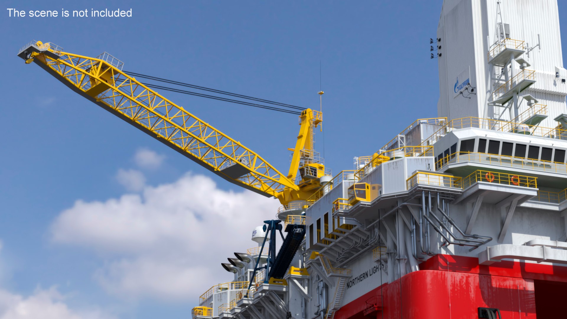 3D Offshore Oil Rig Platform Rigged - TurboSquid 2385145