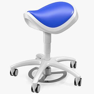 3D dental saddle stool model