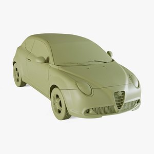 3D Alfa-Romeo MiTo 2009 model