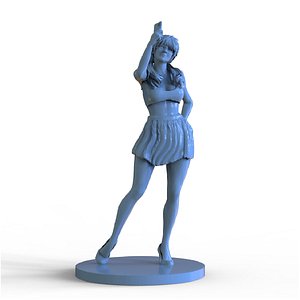 Take Selfie Girl 3D model
