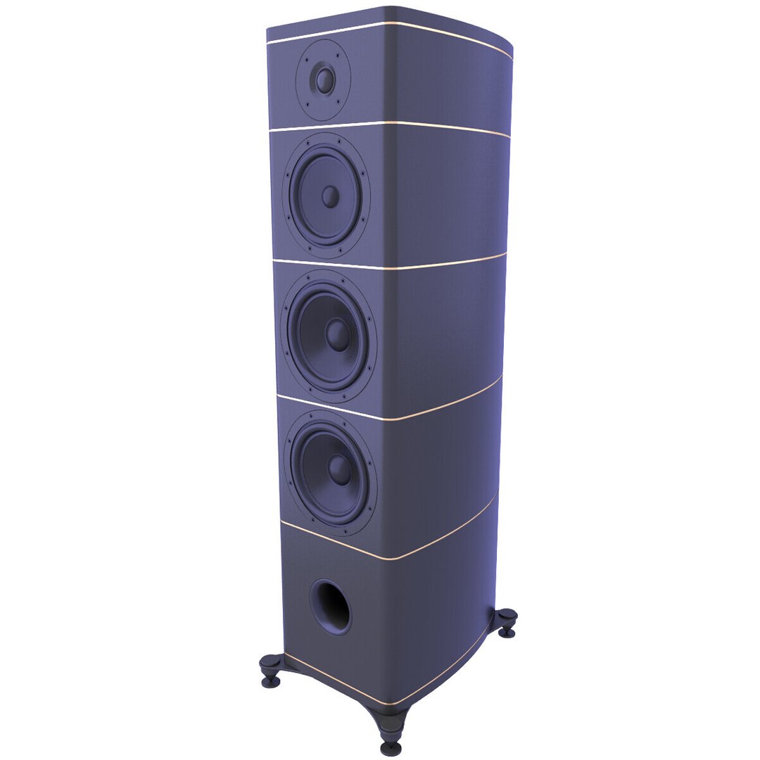 3D Classic Home Floorstanding Speaker 129 - TurboSquid 2324569
