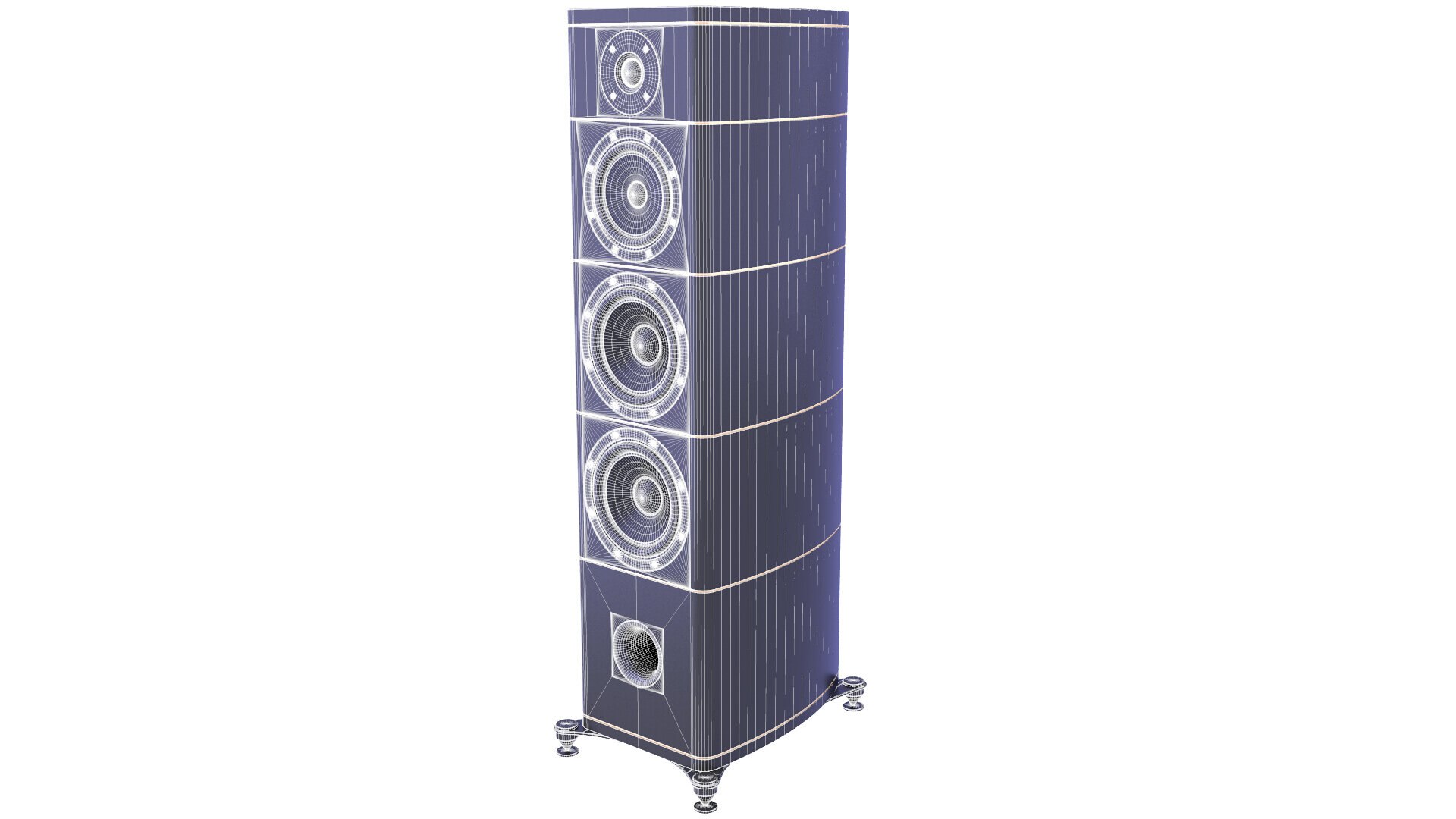 3D Classic Home Floorstanding Speaker 129 - TurboSquid 2324569
