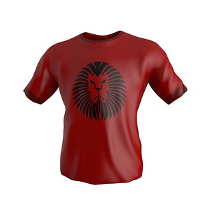 3d model t shirt v2 modeled