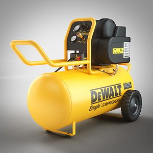 3d model air compressor dewalt