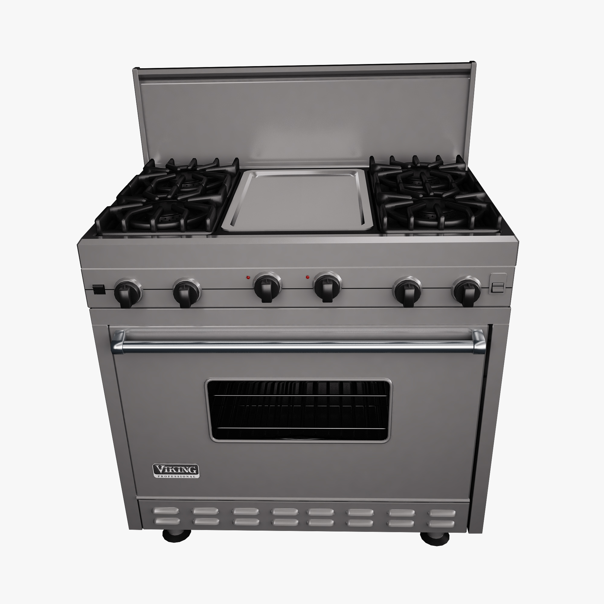 modelo 3d Estufa Viking VGRC3654GD 36 TurboSquid 1698007