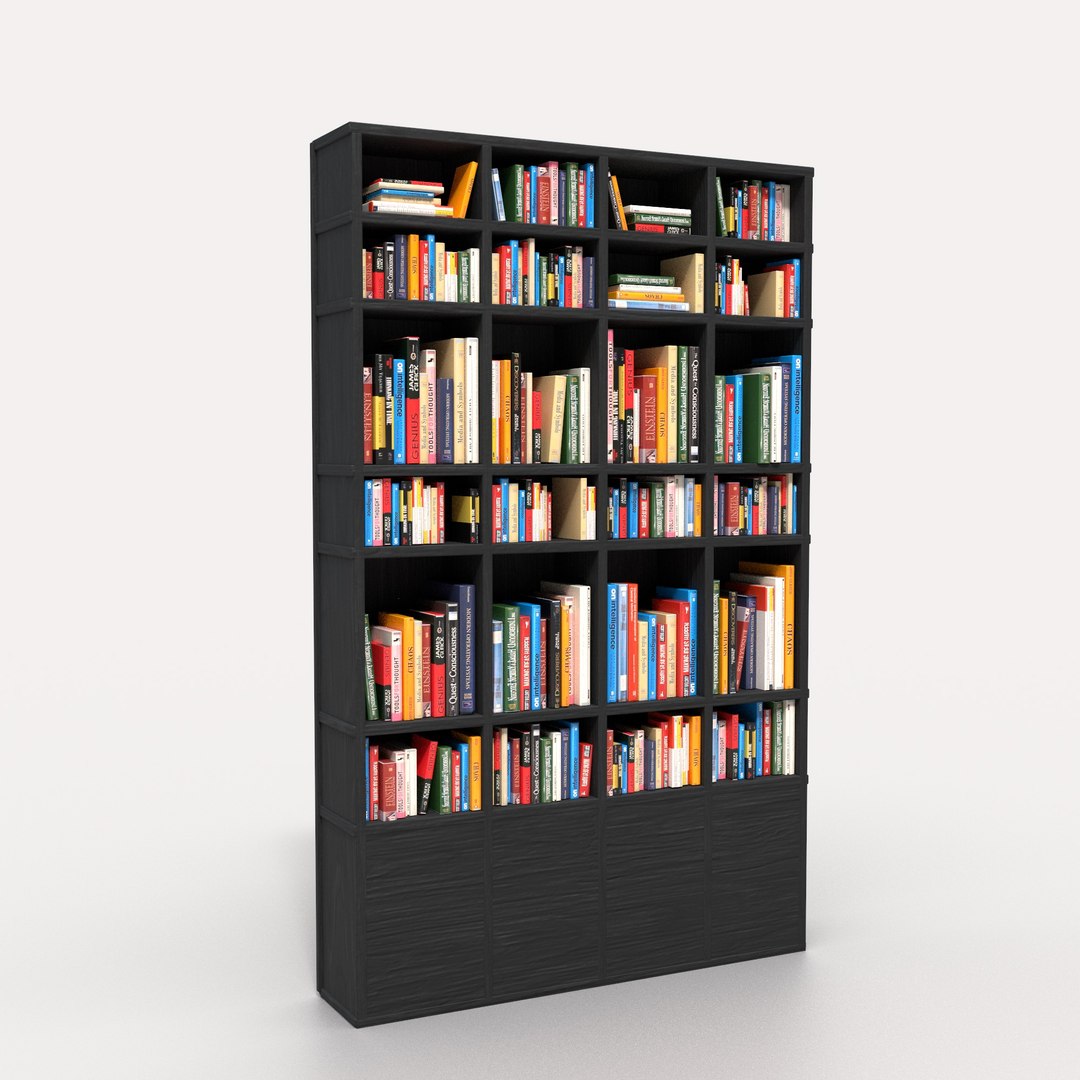 Standard Bookshelf Model - TurboSquid 2420959