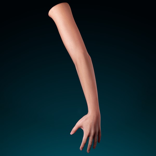 Realistic Female Arm 3D Model $99 - .unknown .max .ma .ztl .fbx