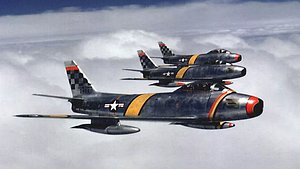 3D F86-super sabre model