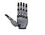 Roboterhand Grau
