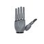 Roboterhand Grau