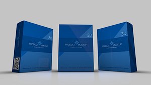 3D Product Box Mockup