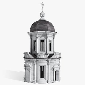 3d orthodox chapel model