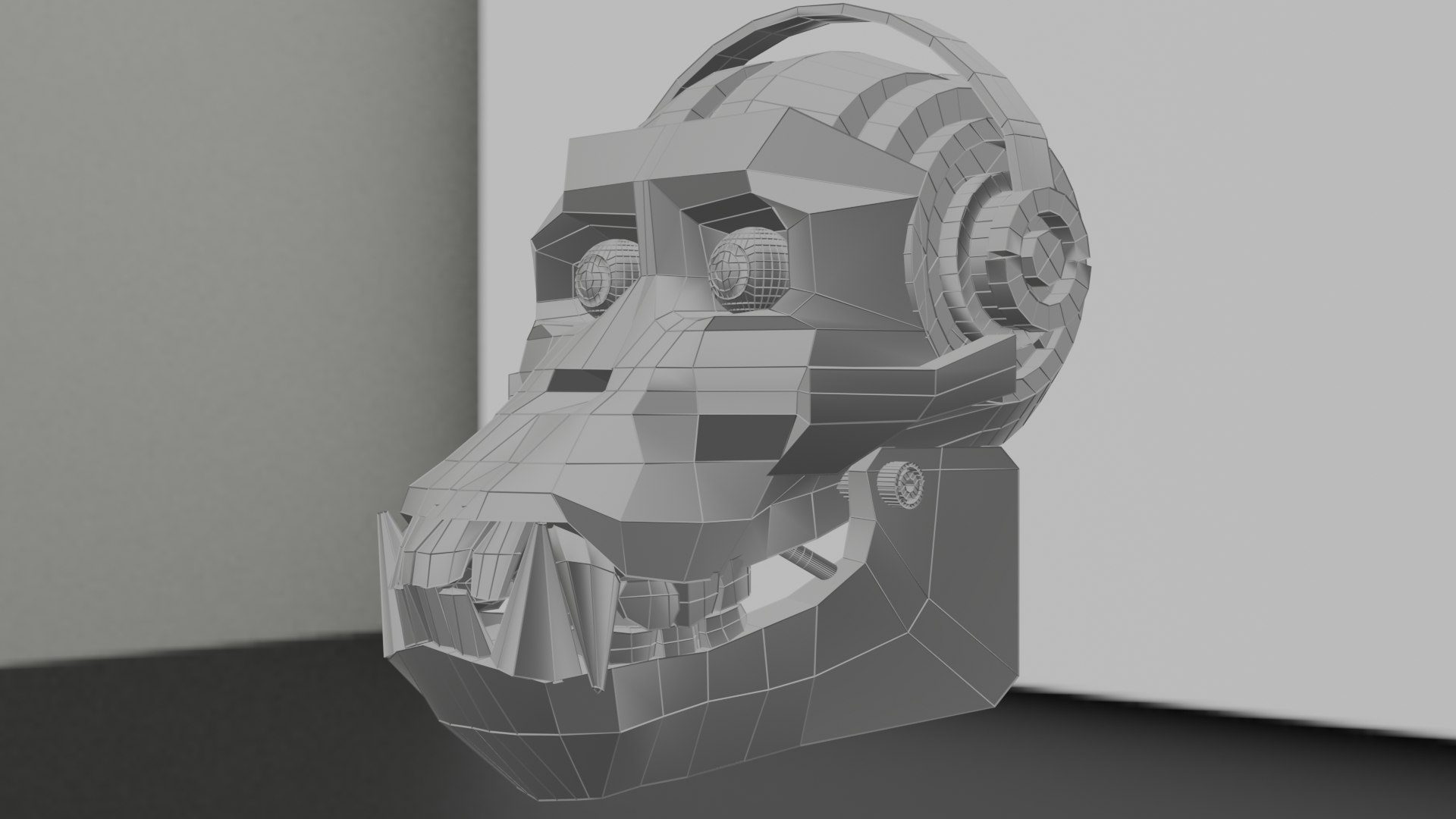 Sci-Fi Ape Skull 3D model https://p.turbosquid.com/ts-thumb/a1/iEBxqt/Mu/wireframe/png/1781704614/1920x1080/fit_q87/cbe18c0c98489c0a68fbd8640ba041db9eb48d6d/wireframe.jpg