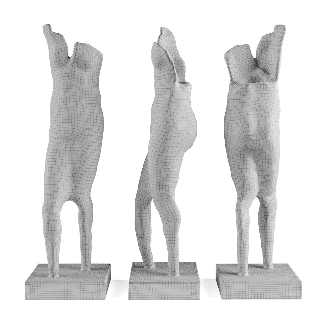 3D Abstract Man Figure Model - TurboSquid 2284220
