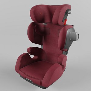 Recaro Mako Elite Children Car Seat Select Garnet Red 3D model