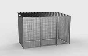 steel cage 02 3D model 3D
