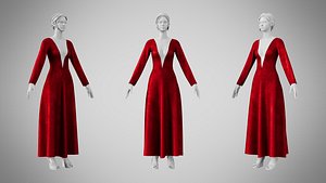 Dress 35 Ruby Velvet