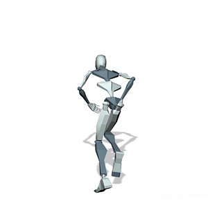 Mocap run forward and turn back
