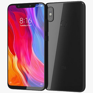 realistic xiaomi mi 8 model