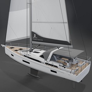 BENETEAU OCEANIS YACHT 54 Luxury 3D Yacht model