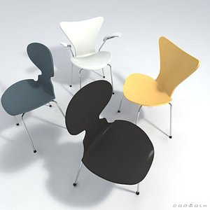 arne jakobsen ant 3d model