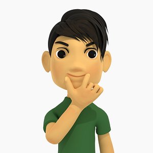 Cartoon Boy 3D model