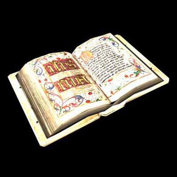 3D 3ds Max book large open