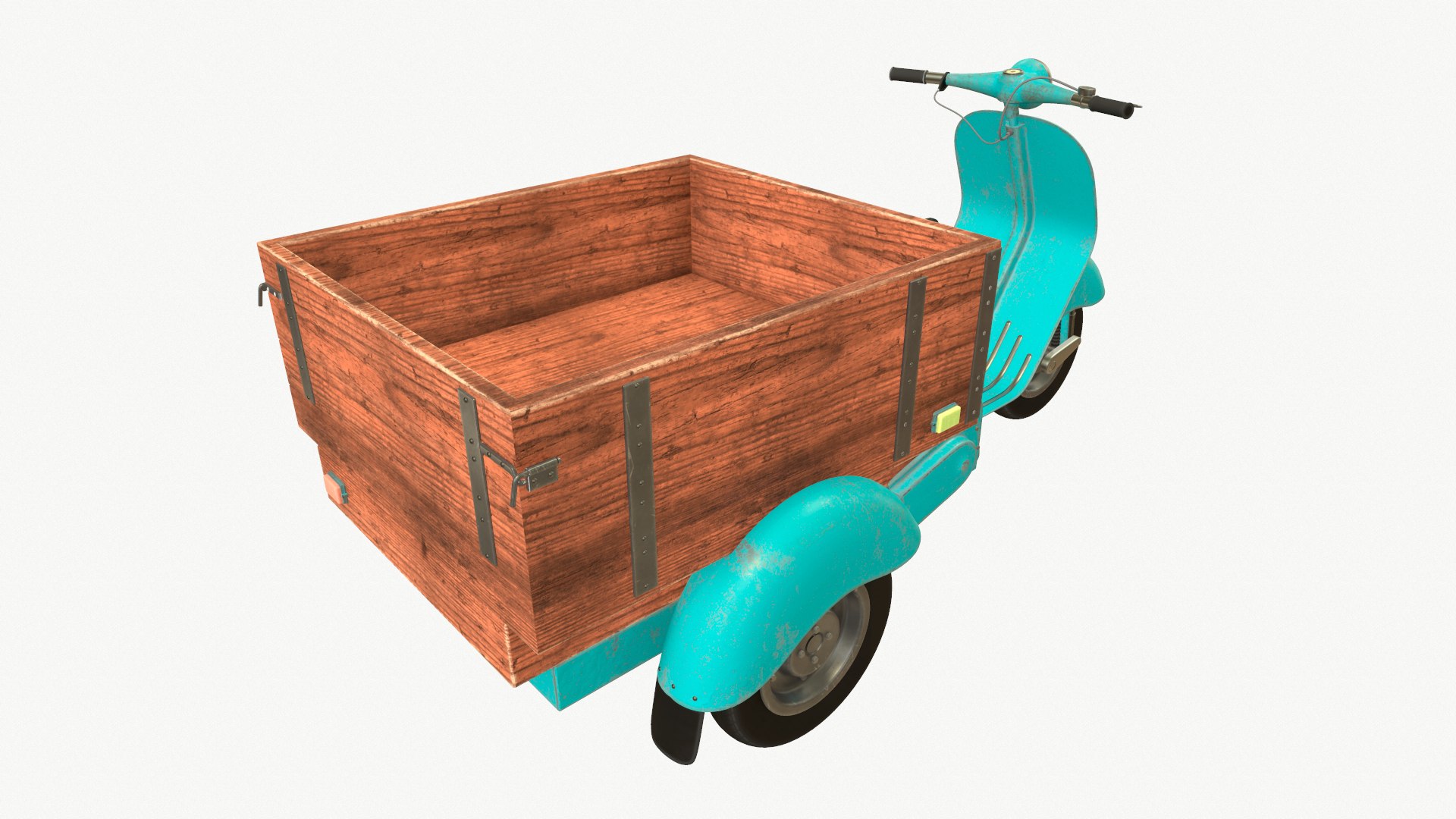 Cargo Scooter Vyatka 3D Model TurboSquid 2082849
