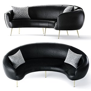 3D souffle banquette