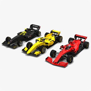 Formula 1 2 3 Season 2019 Race Car Collection