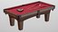 Billiards Table Set 01 3D model