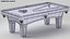 Billiards Table Set 01 3D model