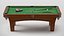 Billiards Table Set 01 3D model