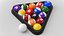 Billiards Table Set 01 3D model