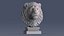 Lion Head Statue  Animal Sculpture STL
