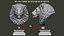 Lion Head Statue  Animal Sculpture STL