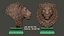 Lion Head Statue  Animal Sculpture STL