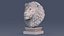 Lion Head Statue  Animal Sculpture STL