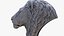 Lion Head Statue  Animal Sculpture STL