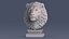 Lion Head Statue  Animal Sculpture STL