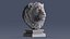 Lion Head Statue  Animal Sculpture STL