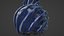 Vaso per arredamento blu e bianco