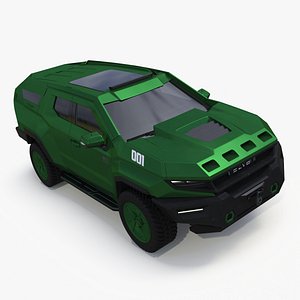 2024 Rezvani Vengeance Armored SUV Green