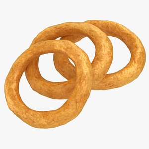 3D realistic onion ring