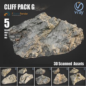 3D cliff pack g model