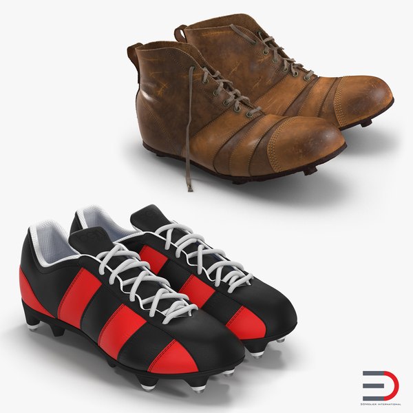 3d model football boots